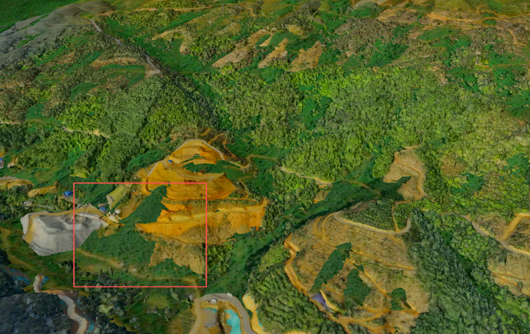 无融合效果（倾斜摄影场景）